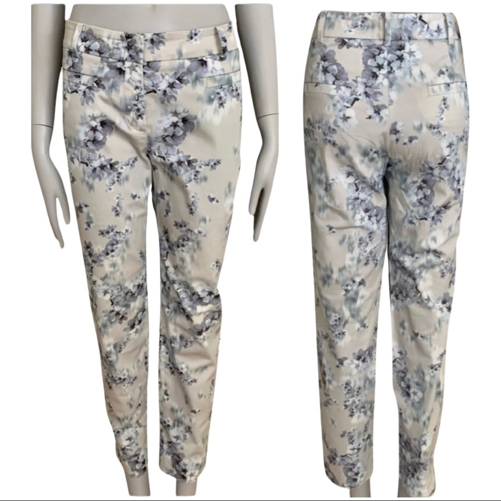 CAMBIO Renira Slim Fit Floral Mid-Rise Ankle Jeans